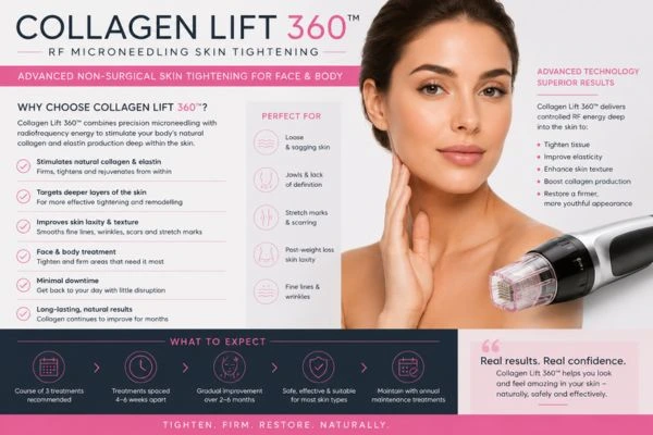 The benefits of Collagen Lift 360 Wokingham 	
