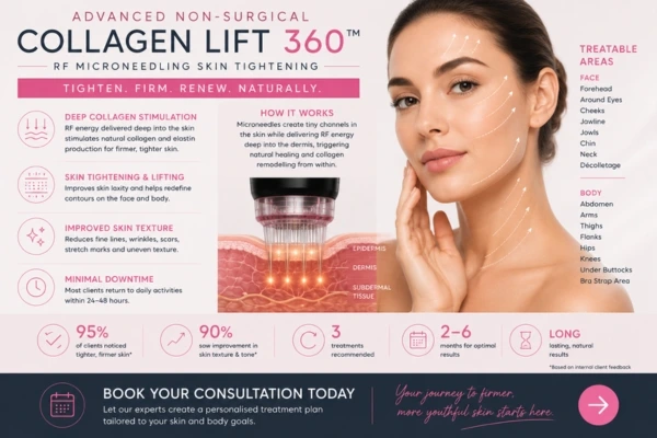 Book in Collagen Lift 360 Wokingham 	 today